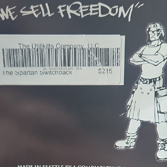 Brown and Cream Utilikilt - Picture 5 of 5